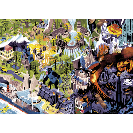 Puzzle 1000 pzs. Movie Masters, Peter Jackson Films