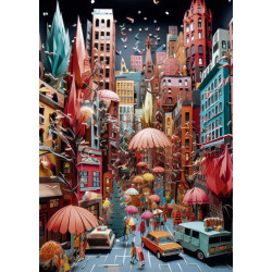Puzzle 1000 pzs. Paper-Like, Street Canyon