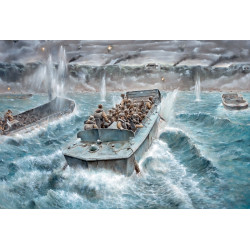 MODELO 1:35 LCVP with U.S. Infantry