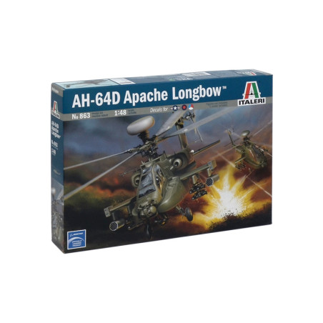 MODELO 1:72 AH-64 D APACHE LONGBOW