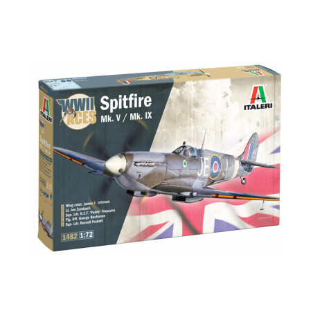 MODELO 1:72 SPITFIRE Mk. V-Mk. IX ACES