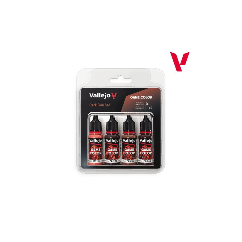 GAME COLOR SET: PIEL OSCURA 18ml (4)
