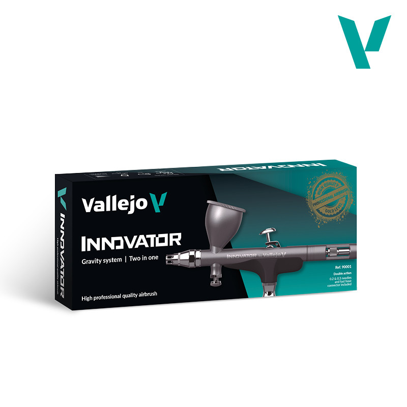 AEROGRAFO INNOVATOR "BY VALLEJO" 2 EN 1