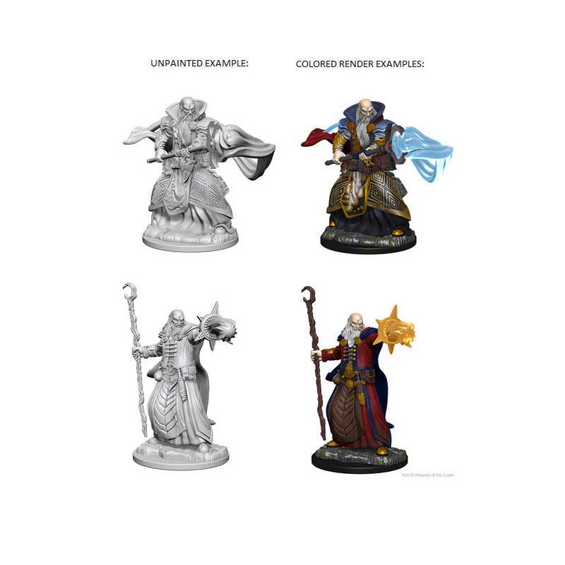 MINIATURAS D&D: HUMAN MALE WIZARD