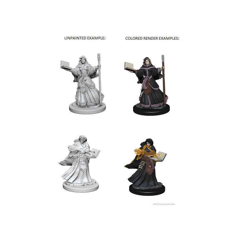 MINIATURAS D&D: HUMAN FEMALE WIZARD