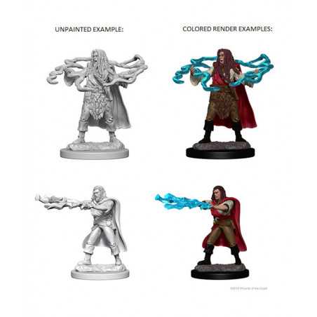 MINIATURAS D&D: HUMAN MALE SORCERER