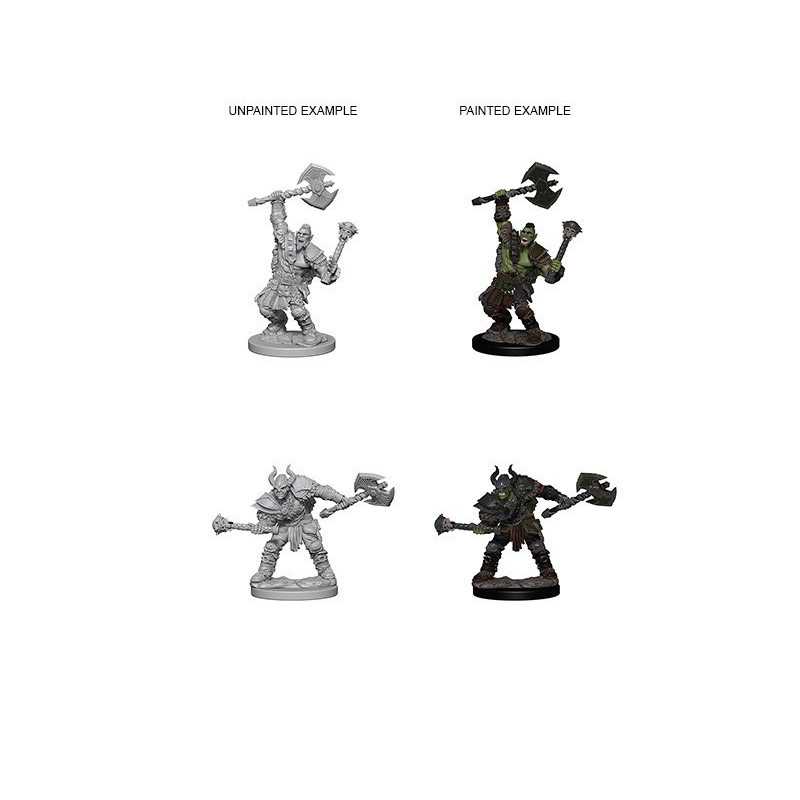 MINIATURAS PATHFINDER: HALF-ORC MALE BARBARIAN