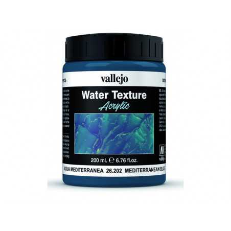 DE Texturas de agua 200ml, Azul mediterraneo