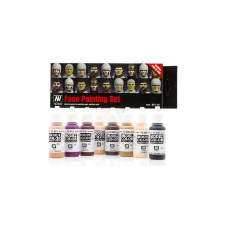 MODEL COLOR SET: FACES PAINTING SET (8)