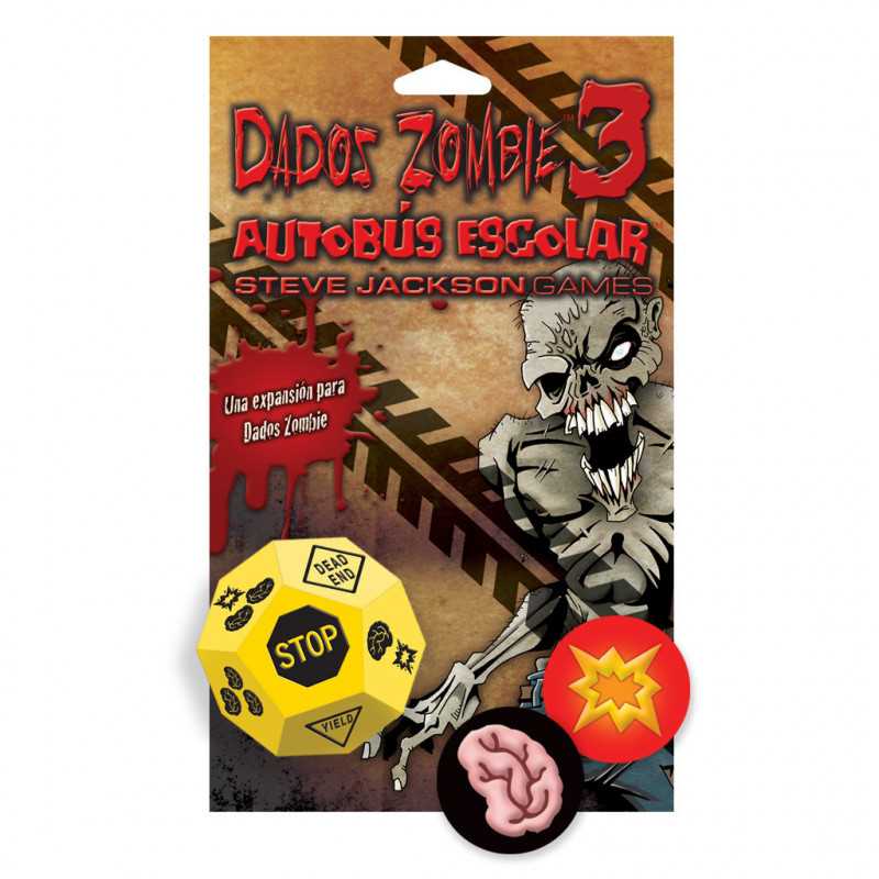 DADOS ZOMBIES 3: AUTOBUS ESCOLAR