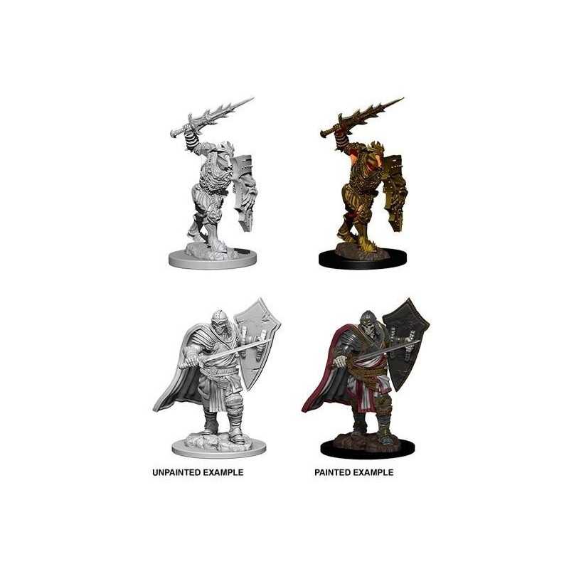 MINIATURAS D&D: DEATH KNIGHT & HELMED HORROR