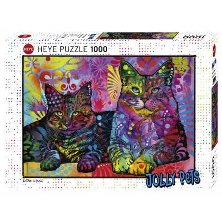Puzzle 1000 pzs. RUSSO, Devoted 2 Cats