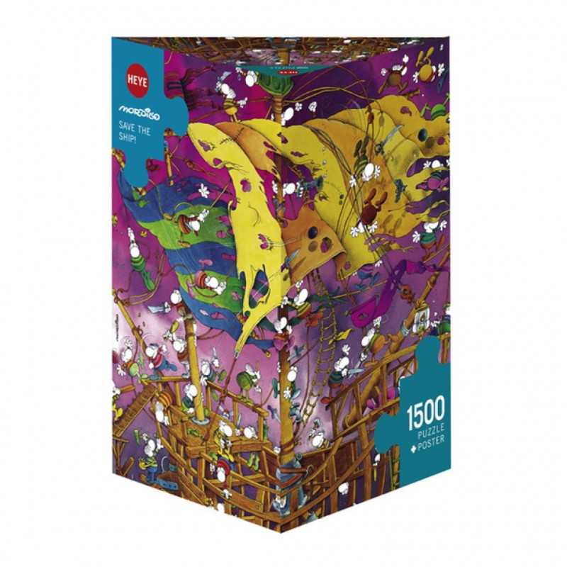 Puzzle 1500 pzs. MORDILLO, Save The Ship!