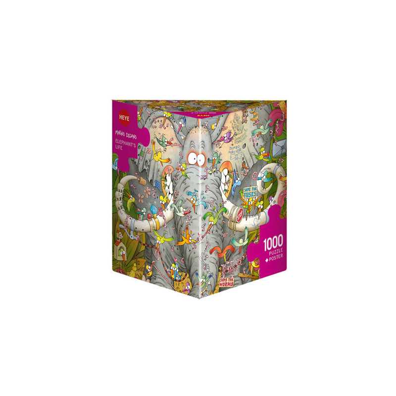 Puzzle 1000 pzs. DEGANO, Elephant's Life