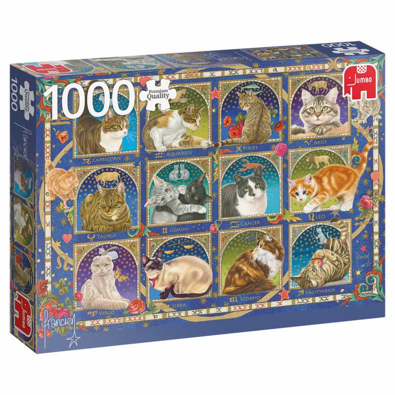 Puzzle 1000 pzs. Francien, Cat Horoscope