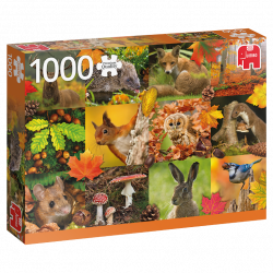 Puzzle 1000 pzs. PC Autumn Animals