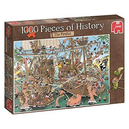 Puzzle 1000 pzs. Pieces of History, Pirates