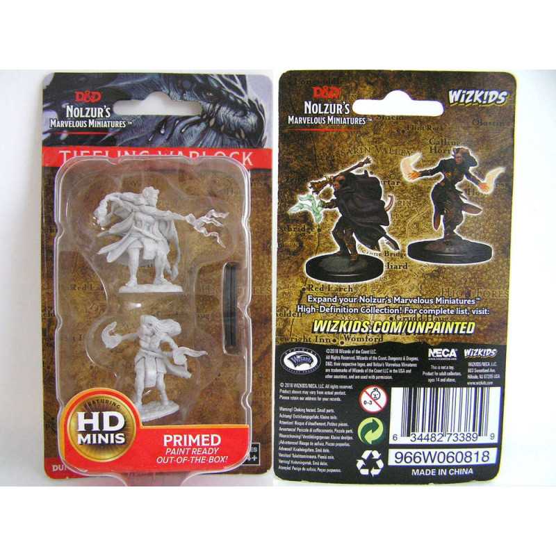 MINIATURAS D&D: FEMALE TIEFLING WARLOCK