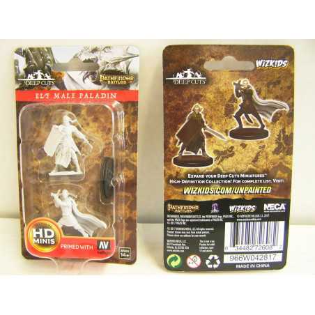 MINIATURAS PATHFINDER: ELF MALE PALADIN