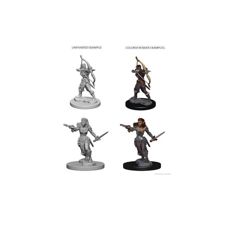 MINIATURAS D&D: ELF FEMALE RANGER