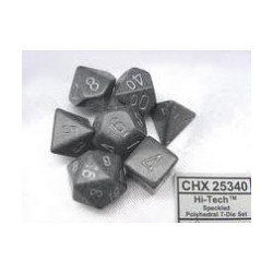 SET DE 7 DADOS MOTEADOS HI-TECH