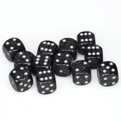 SET DE 12 DADOS D6 16MM MOTEADOS NINJA