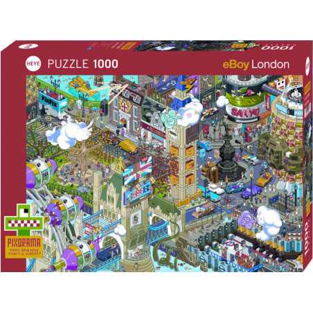 Puzzle 1000 pzs. eBoy, London Quest