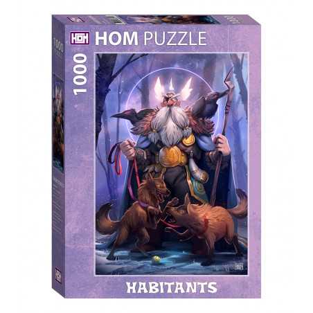 Puzzle 1000 pzs Habitants - Odín y sus perros