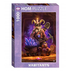 Puzzle 1000 pzs Habitants - Recolectores de gemas