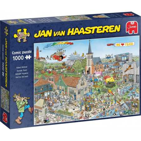 Puzzle 1000 pzs. Jan van Haasteren, Island Retreat