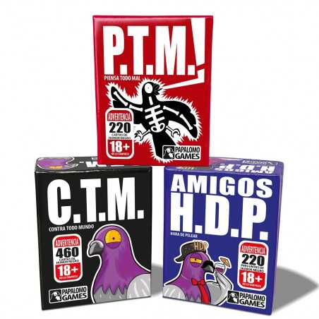 PACK PAPALOMO X3 (C.T.M.+H.D.P.+P.T.M.)